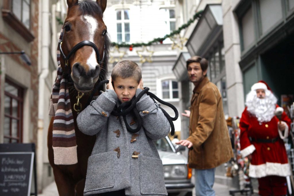 Das Pferd auf dem Balkon
