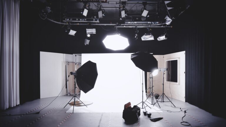 Gestaltung eines Fernseh- und Filmstudio