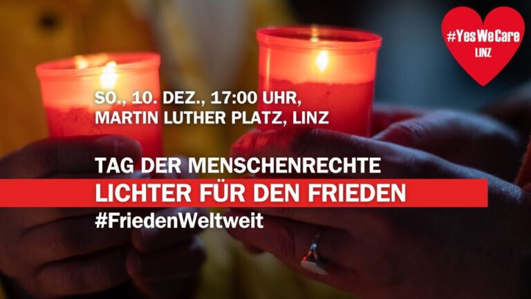 #yeswecarelinz - Tag der Menschenrechte
