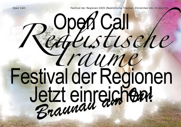 Open Call - Festival der Regionen 2025