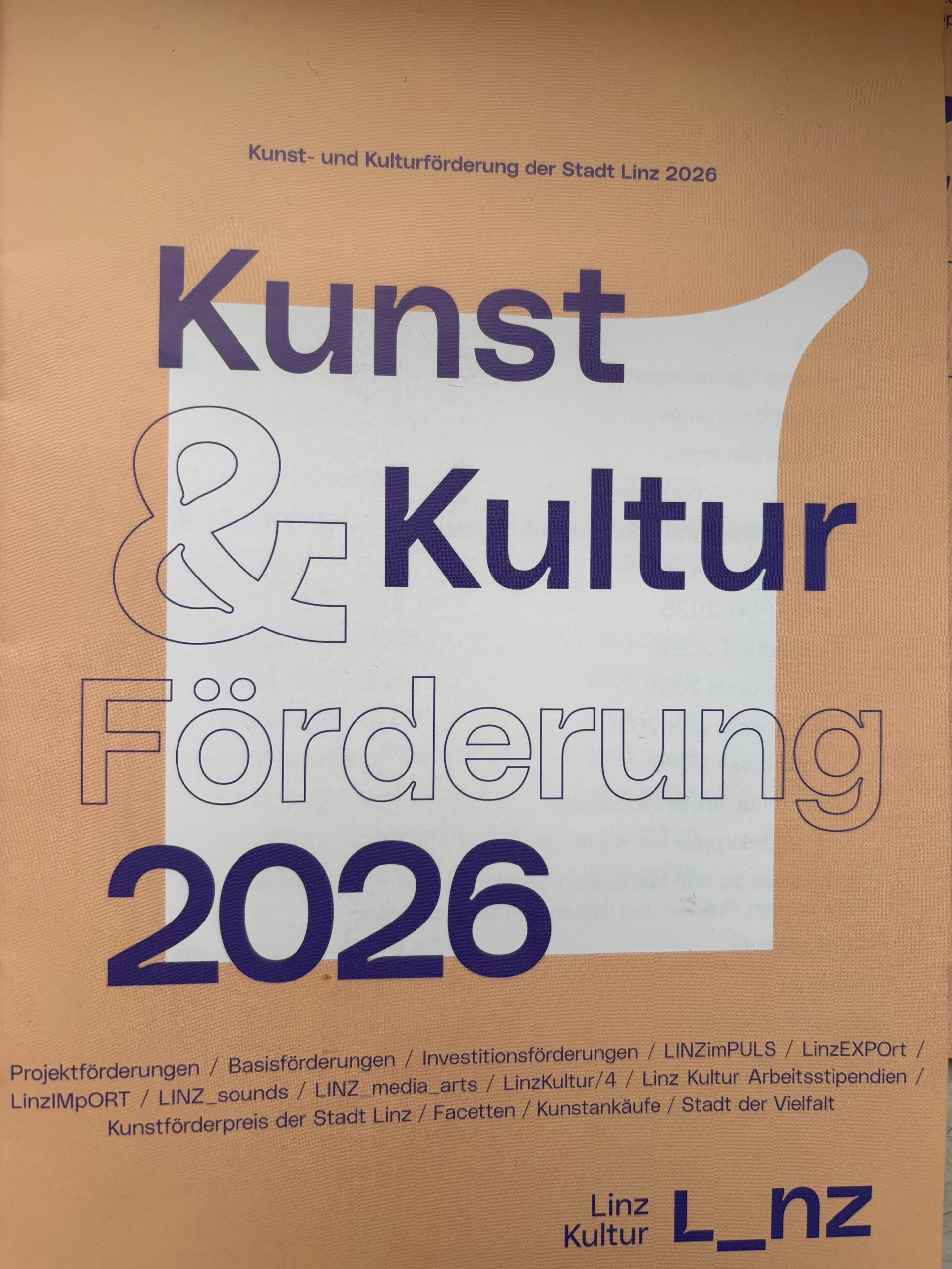 Kunst- und Kulturförderungen der Stadt Linz 2026