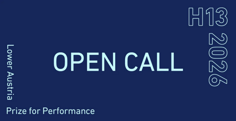 H13 Prize 2026: CALL FOR SUBMISSIONS