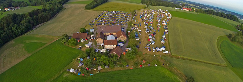 INNtöne Jazzfestival Luftaufnahme Bauernhof