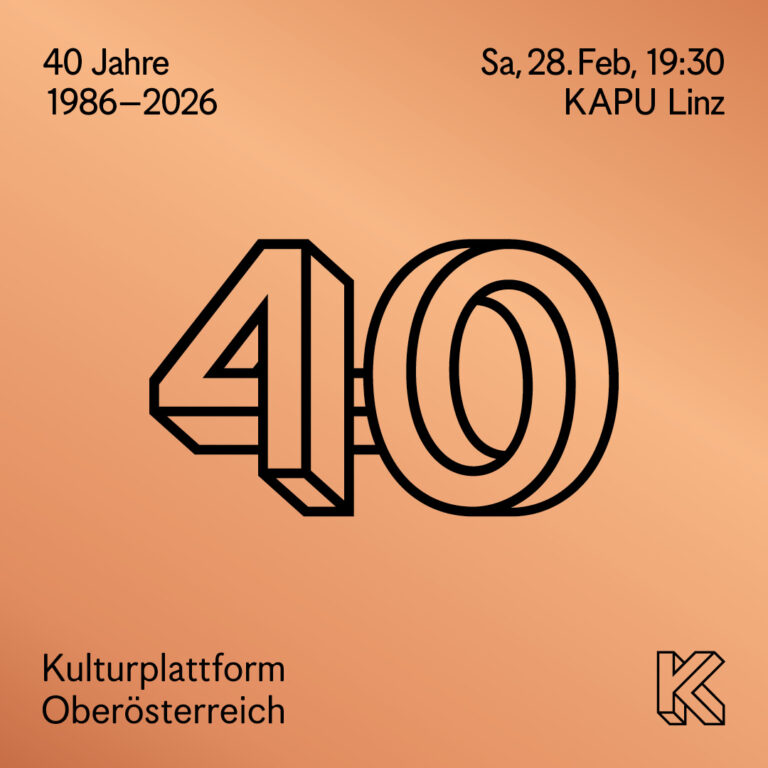 40 Jahre KUPF OÖ – Wir feiern mit euch!