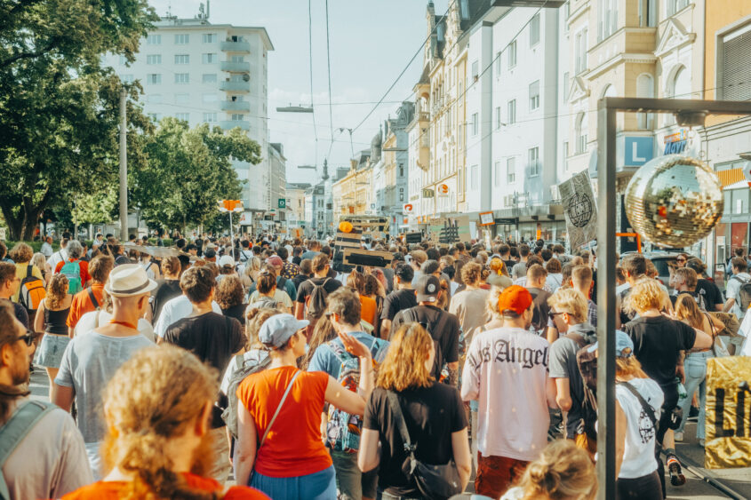 Linz Club Commission Demo für Clubkultur Linznznznz