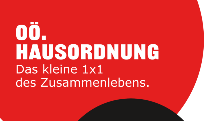 Sonderförderung Land OÖ: "Oö. Hausordnung" – bis zu € 5.000 für gemeinnützige Vereine