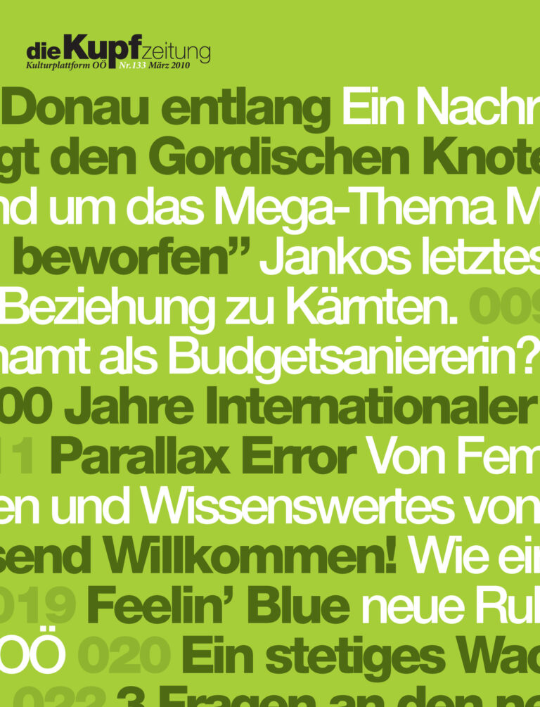 Cover KUPFzeitung #133/2010