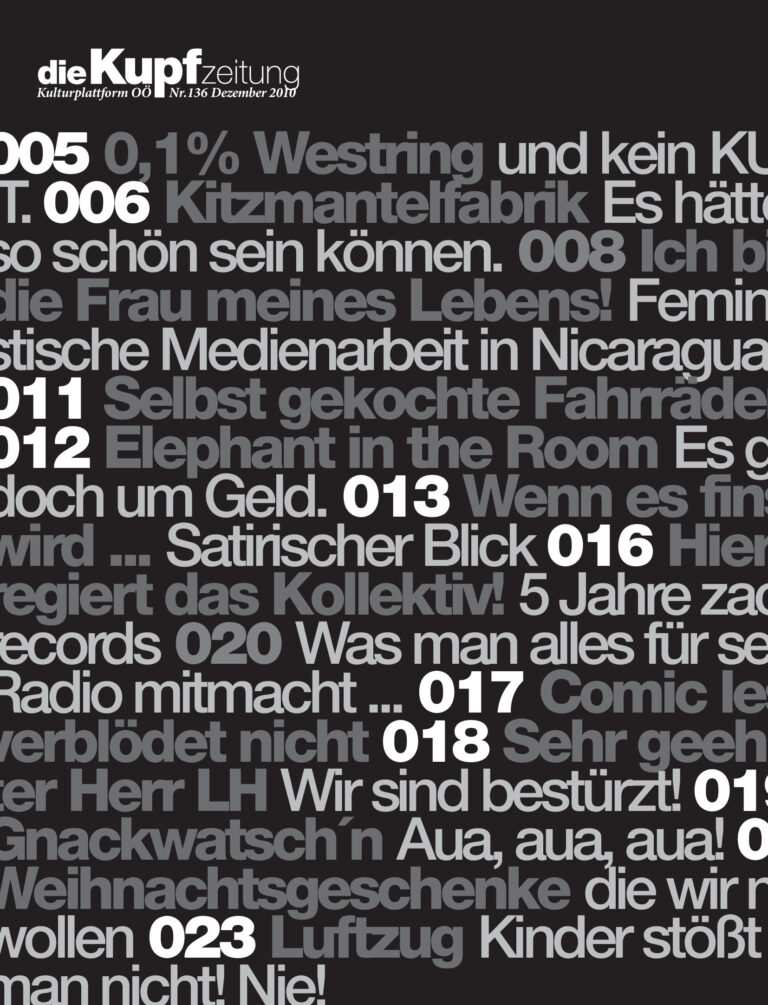 Cover KUPFzeitung #136/2010