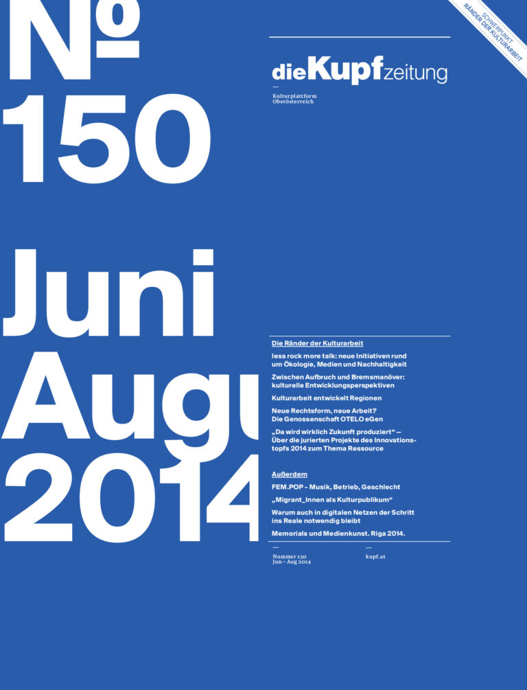 Cover KUPFzeitung #150/2014